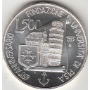 1993 - Lire  500 650° Università di Pisa Moneta di Zecca Italia